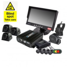 Durite 0-774-07 720P HD SD card DVR Kit (4 camera inputs, incl. 1 x 720P forward, 3 x 720P side cameras, an SD card) PN: 0-774-07